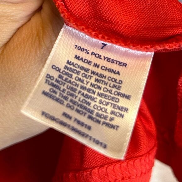 5 for $25🔥Basic Red Athletic Fit T-Shirt Boys Large (7) - Picture 4 of 5